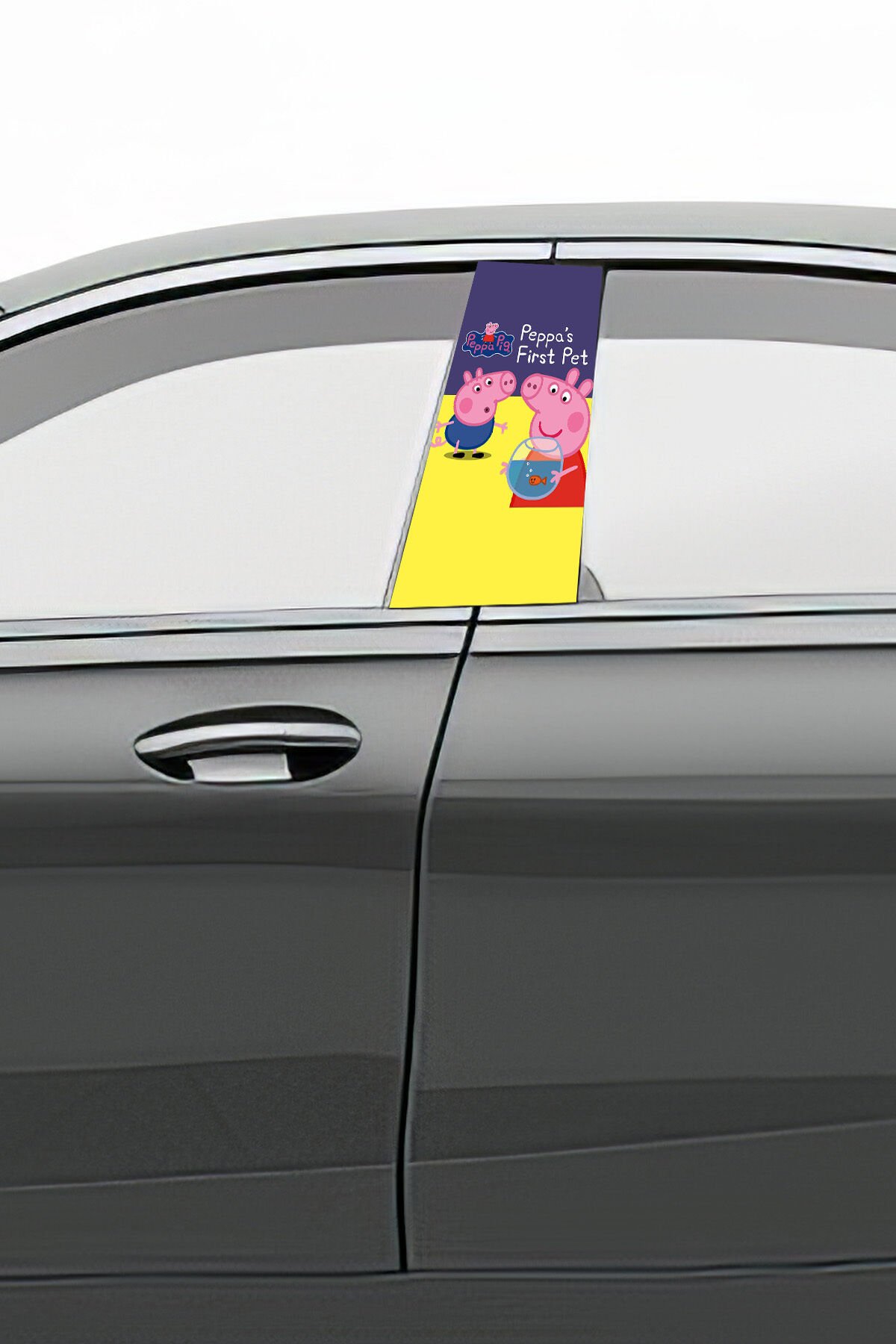 Araç Kapı Direk Kaplama Folyosu Desenli (Sağ Sol Takım) (2 Adet) - 22x50 Cm