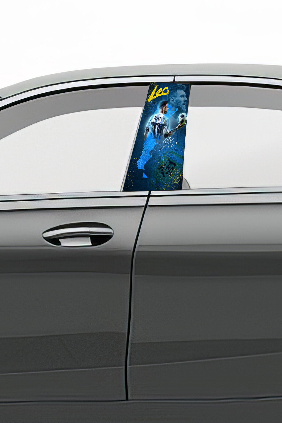 Araç Kapı Direk Kaplama Folyosu Desenli (Sağ Sol Takım) (2 Adet) - 22x50 Cm