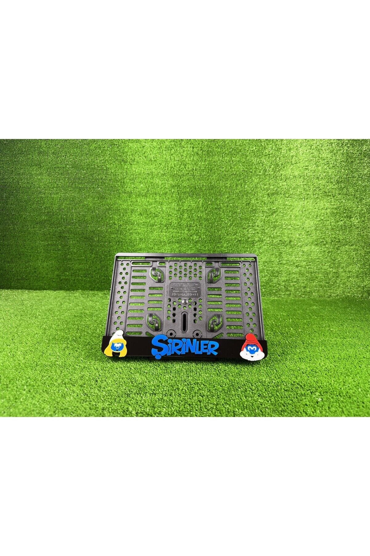 Şirinler 3d Kabrtmalı Pleksi Motor Plakalığı