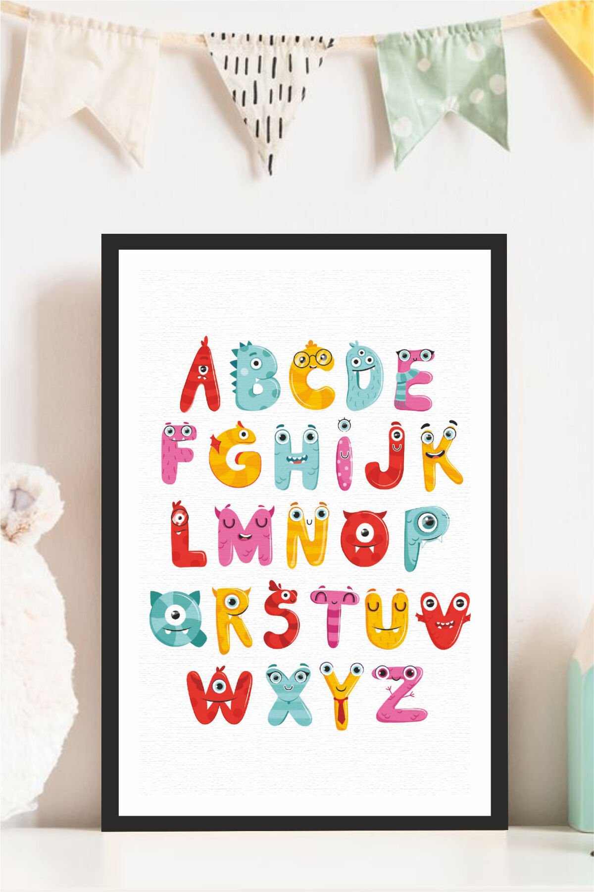 Çocuk Odası Tasarımlı Çerçeve Görünümlü Mdf Tablo